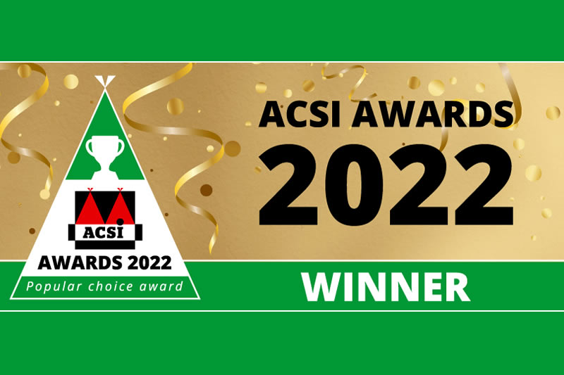 We are the proud winners of an ACSI Award 2022!